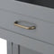 Teamson Home Mercer Wooden Bathroom Floor Storage Cabinet Drawer Grey
