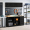 vidaXL Garage Cabinets 6 Pcs Sonoma Oak Engineered Wood