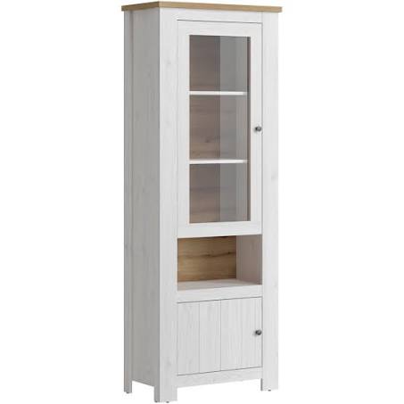 Celesto 2-Door Display Cabinet - White