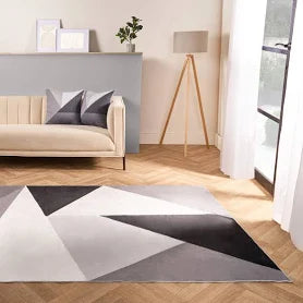 OHS Geometric Washable Rug Runner Living Room Bedroom Carpet Mat Home Decor Non Slip