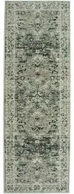 Homemaker Traditional Sage Green Short Pile Rug - 230x160cm