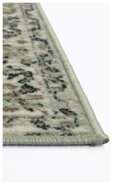 Homemaker Traditional Sage Green Short Pile Rug - 230x160cm