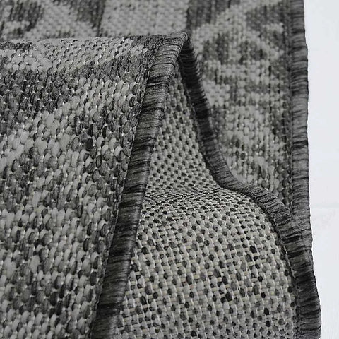 Homemaker Grey Indoor Outdoor Tile Rug