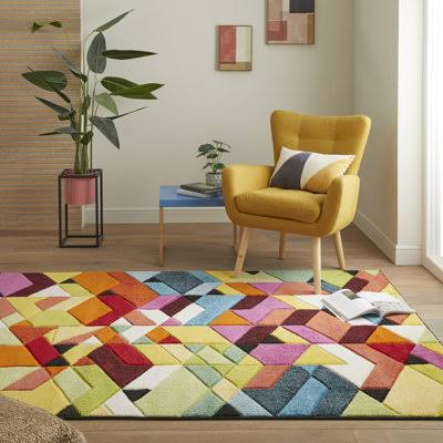 Nisbett Geometric Area Rug Metro Lane Rug