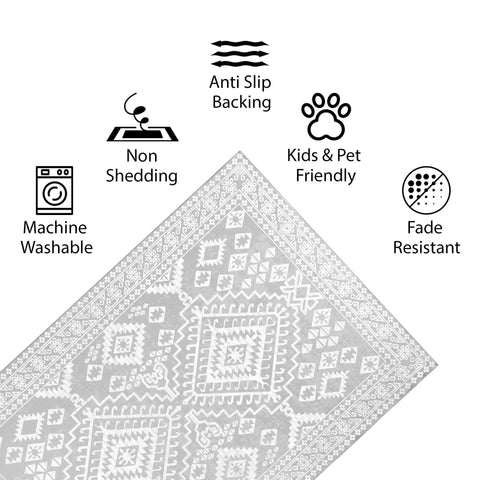 Vernal Yonker Machine Washable Rug