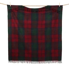 Highland Wool Blend Tartan Blanket / Throw
