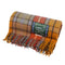 Highland Wool Blend Tartan Blanket / Throw