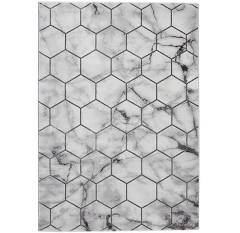 Craft Grey Silver Abstract Rug NG719