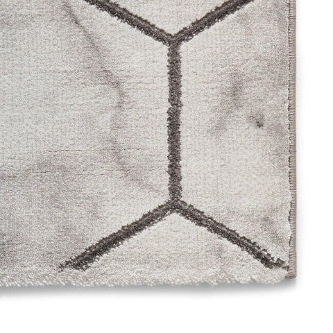 Craft Grey Silver Abstract Rug NG719