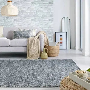 Dunelm Minerals Modern Wool Rug