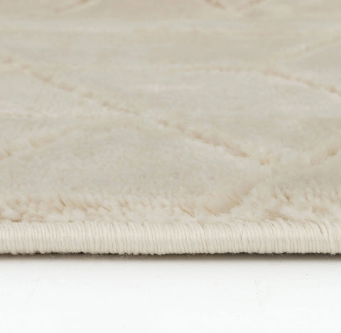 THE Rugs Area Rugs for Living Room Bedroom Kitchen with Modern Hexagon Design in Grey