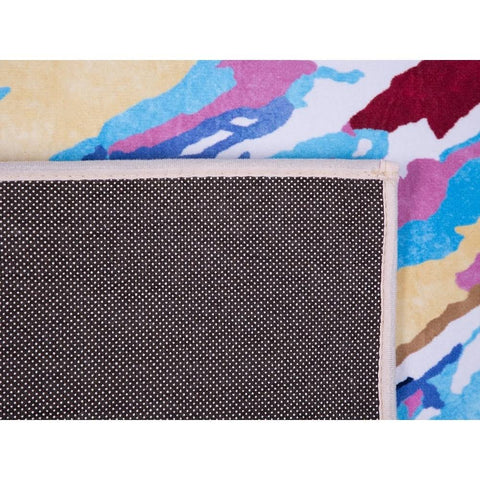 Gemini Interiors Beliani Modern Living Room Abstract Design Area Rug