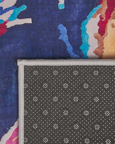 Gemini Interiors Beliani Modern Living Room Abstract Design Area Rug
