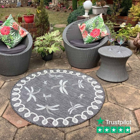 Scotts of Stow Terrace Dragonfly Outdoor Rug