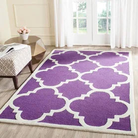Roan Handmade Tufted Wool Ivory Rug Canora Grey Rug