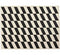 HAY - Shift Kelim Rug Black / W170 x L240