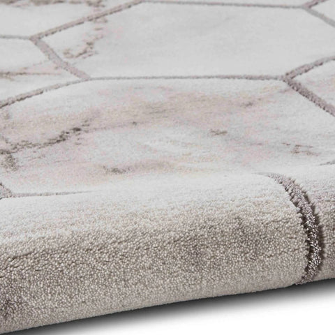 Think Rugs Craft Grey Silver Rug NG719