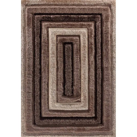 Desire Rugs California Bordered Shaggy Area Rug