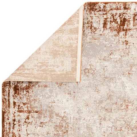 Robert Dyas Asiatic Kuza Border Terracotta Rug