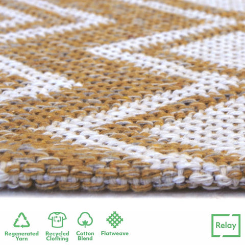 Melrose Interiors Recycled Cotton Ethnic Rug