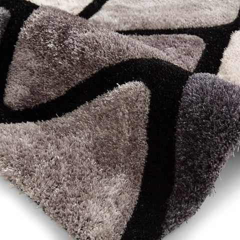 Noble House Oscar Red Soft Shaggy Rug