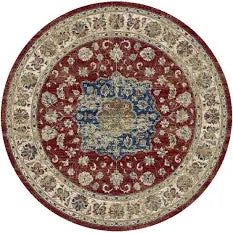 Da Vinci 057 0559 1464 Red Rug - 200cm x 200cm Circle