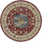 Da Vinci 057 0559 1464 Red Rug - 200cm x 200cm Circle