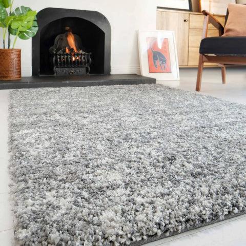Kukoon Mottled Shaggy Rug
