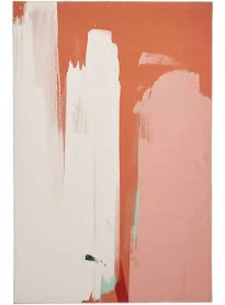 Michelle Collins AB0156 Modern Abstract Terracotta Rug