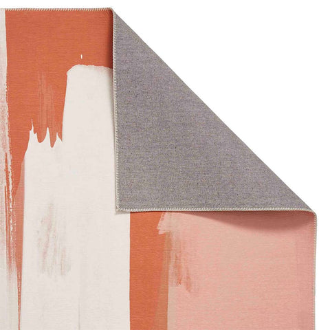 Michelle Collins AB0156 Modern Abstract Terracotta Rug