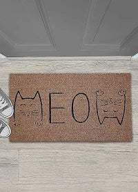 Likewise Rugs Matting Meow Coir 70 x 40cm Doormat