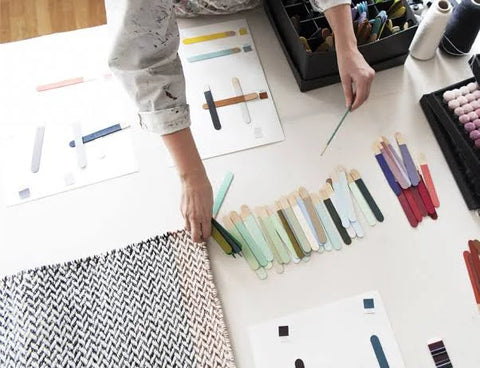 Ply Rug Black/White by Margrethe Odgaard For Muuto - 200 x 300cm