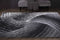 3D Swirl Shaggy Rug