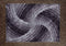 3D Swirl Shaggy Rug