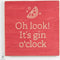 Oh Look! It's gin o'clock Large (38 x 55 x 1.8cm) / Grey