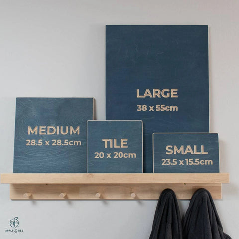 Oh Look! It's gin o'clock Large (38 x 55 x 1.8cm) / Grey