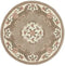 Origins Shensi Beige Traditional Circle Rug
