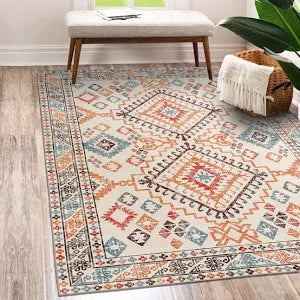 Green Decore Vernal Yonker Machine Washable Non Shedding Non Slip Area Rug