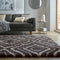 Dunelm Slumber Geometric Shaggy Rug