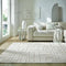 Dunelm Boucle Carved Faux Fur Rug