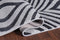 Valencia Modern Ogee Design Carved Area Rugs Navy