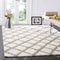 SAFAVIEH Dallas Shag Rug SGD258 Ivory / Grey 3' 0" x 5' 0"