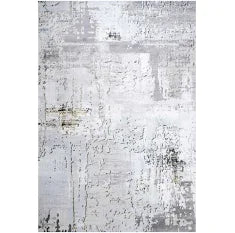 Williston Forge Grey/Gold Rectangle Rug