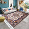 Rugs Living Room Large 200x290 cm (6 ft 7 in x 9 ft 6 in) Blue- Vintage Distressed Washable Low Pile Rugs Living Room Area Rugs Carpet Mat