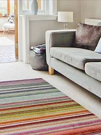 Villa Multicoloured Stripe Rug
