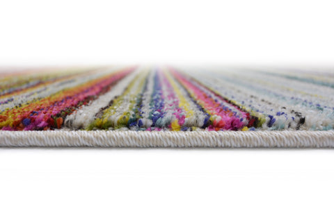 Villa Multicoloured Stripe Rug
