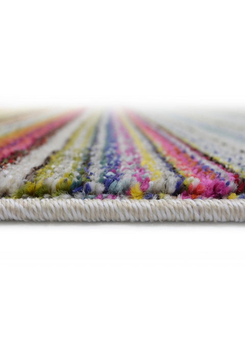 Villa Multicoloured Stripe Rug