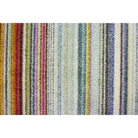 Villa Multicoloured Stripe Rug