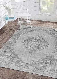 Likewise Rugs & Matting Grey Medallion Rug