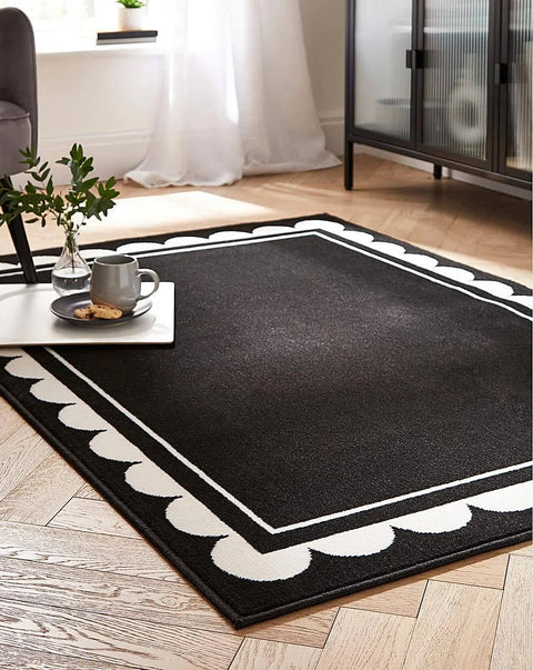 Homemaker Maestro Scalloped Border Rug